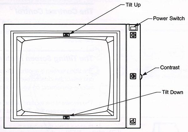 apple monitor II control 600x420 - Apple Monitor II - Full information, tech specs