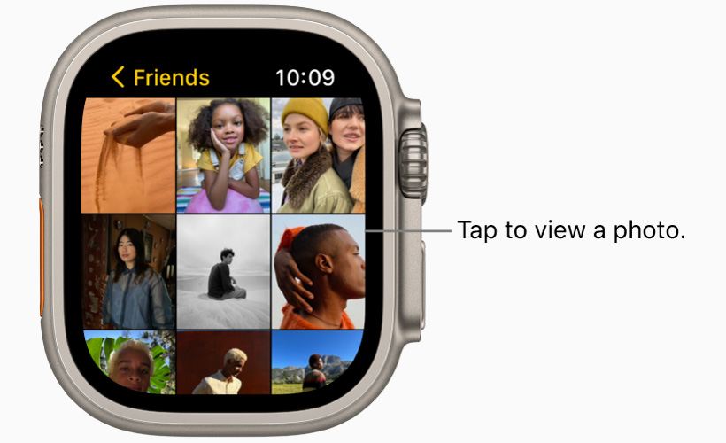 comment synchroniser photo apple watch