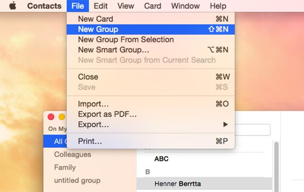 mac address book groups - Apple Mac Basics: Address Book
