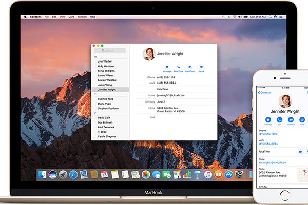 mac address book sync - Apple Mac Basics: Address Book