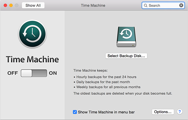 set up time machine 600x385 - Apple Time Machine