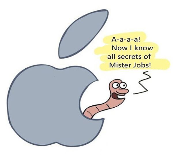 jobs secrets 600x540 - Hilarious Apple Jokes