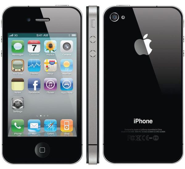 iphone 4 black 600x548 - iPhone 4 - Full Phone Information, Tech Specs