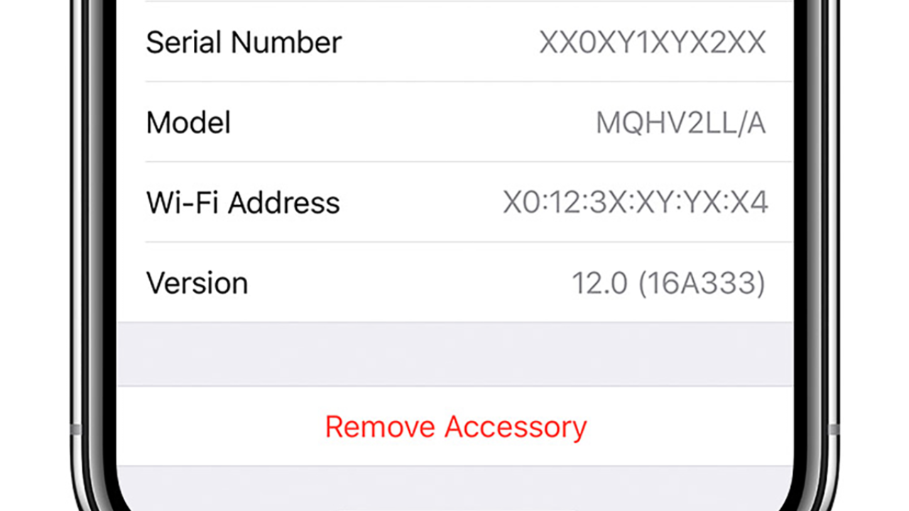 find serial number of iphone