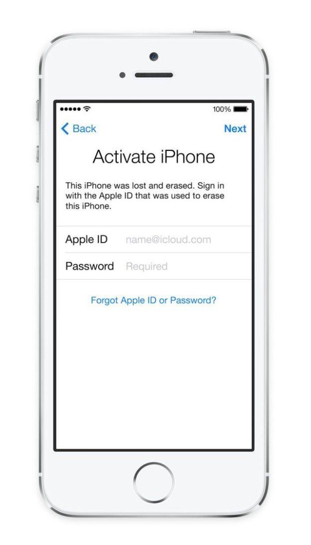 Activation lock, iOS 7, Find My iPhone