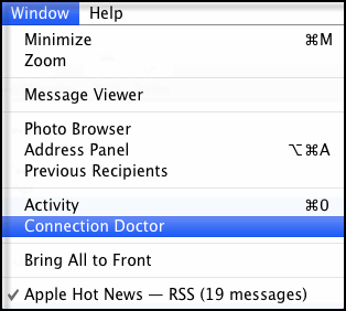 How to use the Mail Connection Doctor in Mac OS
