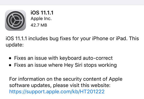 ios 11 1 update - iOS 11.1 Update: New Emoji, Return of App Switcher Gesture