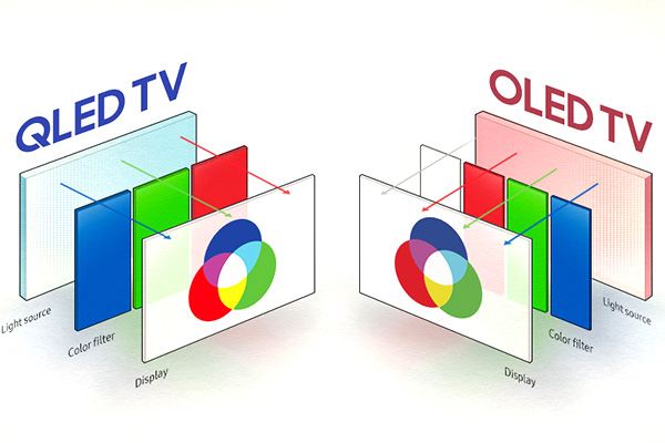 qled screen - UHD, OLED, HDR in TV - Meaning for Common Person
