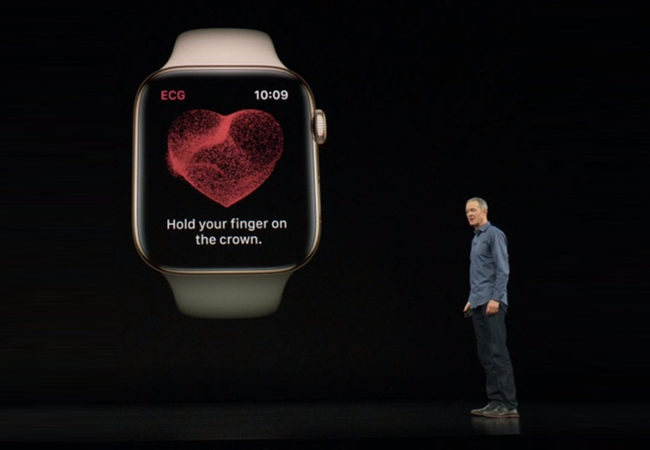 apple event 2018 apple watch heart - Apple's iPhone XS, XS Max, XR Unveiled