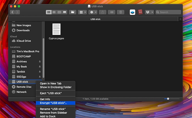 encrypt usb drive macos mojave menu - How to Encrypt a USB Drive in macOS Mojave