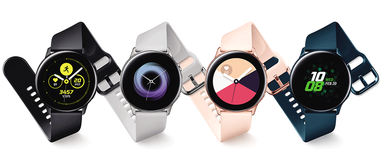samsung galaxy watch active gif - Samsung Galaxy Watch Active: Fresh and Elegant