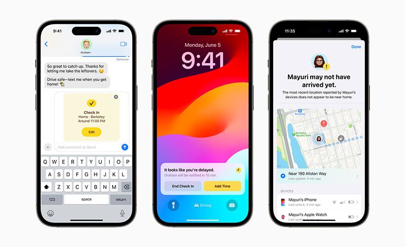 anticipate new enhancements in apple messages with ios 17 check in - Anticipate New Enhancements in Apple Messages With iOS 17