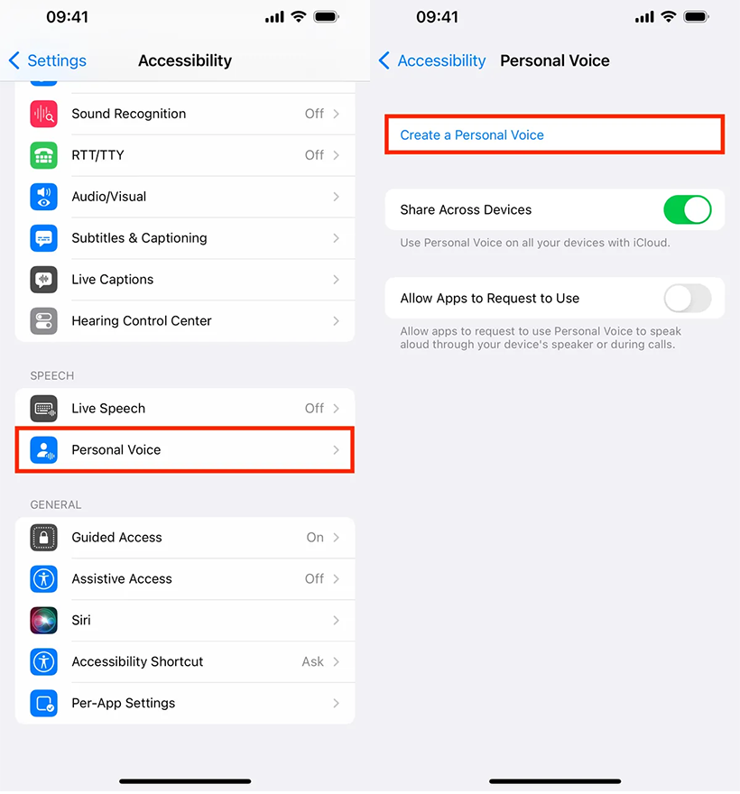 clone your voice with ai in ios 17 settings - Clone Your Voice with AI in iOS 17