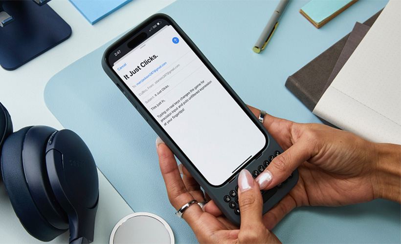 Physical keyboard on iPhone, like the BlackBerry