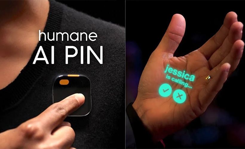 Most notable wearable: Humane AI Pin.