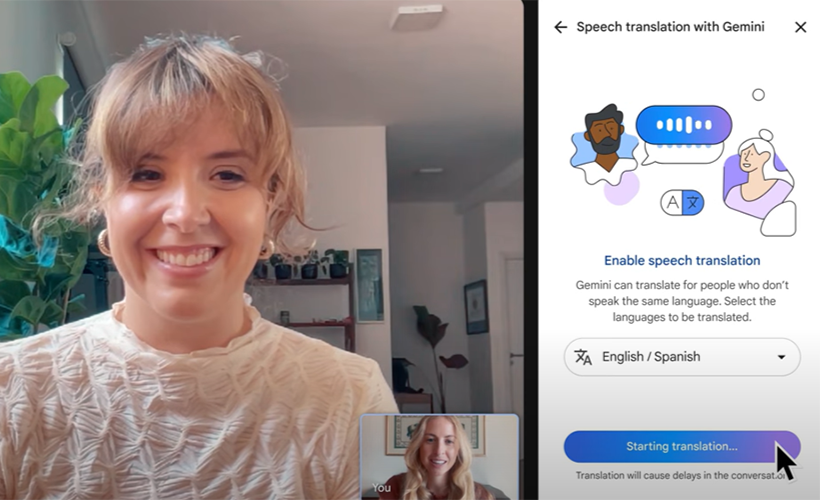 Google Meet Launches Real-Time Voice Translation google meet launches real time voice translation eng esp - Google Meet Launches Real-Time Voice Translation